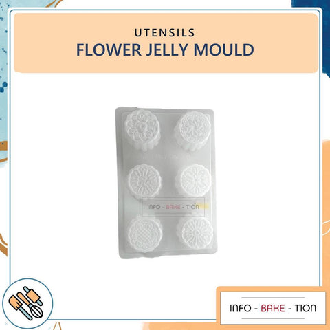 6 Cavity Flower Jelly Mould