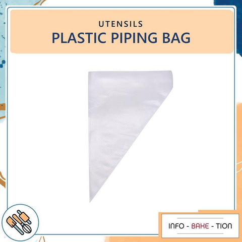 Disposable Plastic Piping Bag 10pcs/ 100pcs (10" Small/ 16" Big)