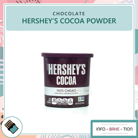 Hershey's Cocoa Powder 100% COCOA Natural Unsweetened 226g