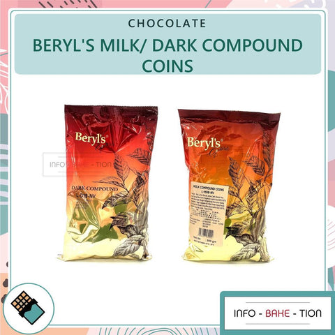 Beryl's Compound Coins Milk/ Dark 500g