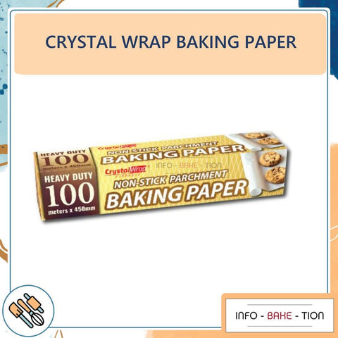 Crystal Wrap Unbleached Baking Paper 10m