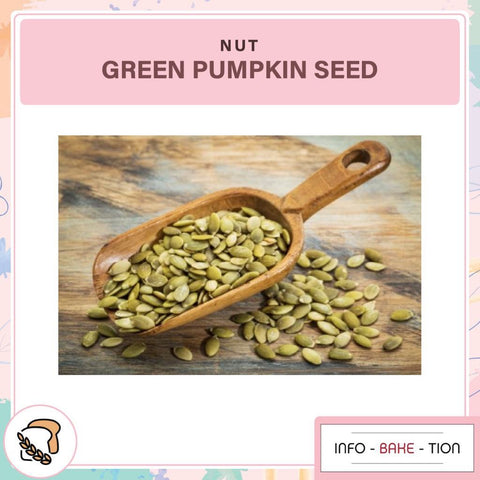 Green Pumpkin Seed/ Benih Labu Hijau 100g / 250g / 500g / 1kg