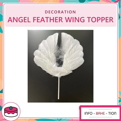 Angel Wing Feather Topper 1pcs