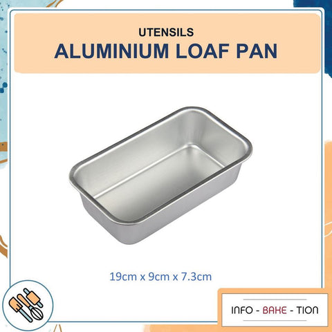 19x9x7.3cm Rectangular Alum Loaf Pan