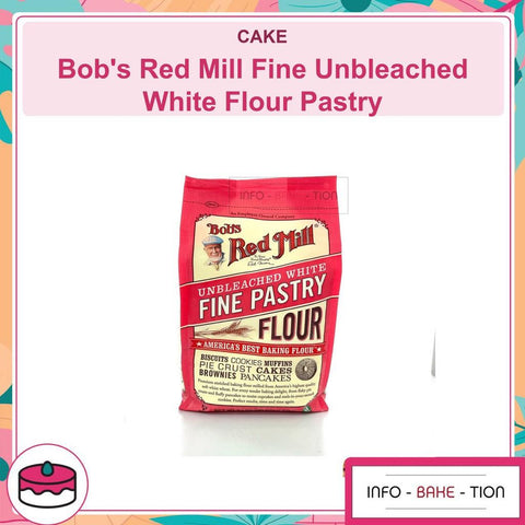 Bob's Red Mill Fine Unbleached White Flour Pastry Flour 2.27kg 80oz