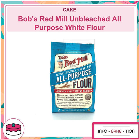 Bob's Red Mill Unbleached All Purpose White Flour 2.27kg 80oz