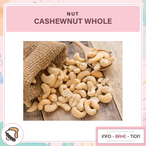 *Halal* Cashew Nut Whole/ Kacang Gajus (India) 250g/ 500g 1kg