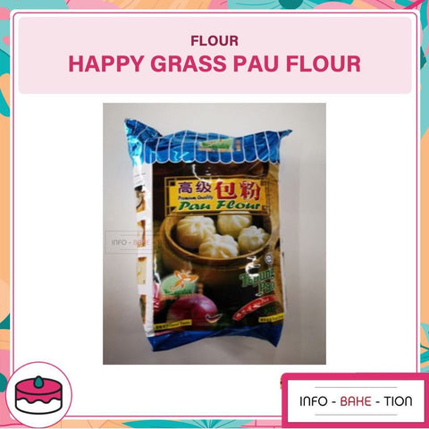 Happy Grass Pau Flour/ Tepung Pau 650g