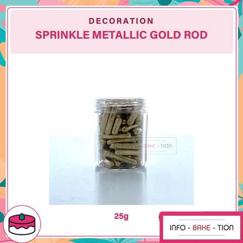 Sprinkle Metallic Gold Rod 25g