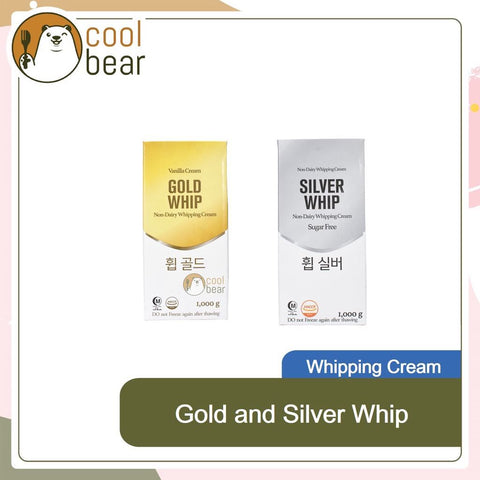 Gold and Silver Whip Whipping Cream 1L