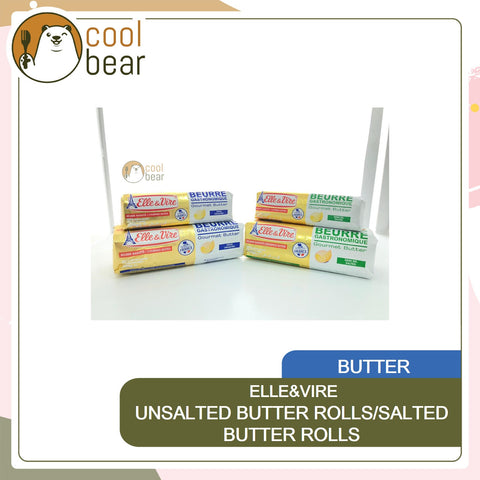 Elle&Vire Unsalted Butter Rolls/Salted Butter Rolls 250g / 500g