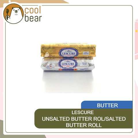Lescure Unsalted Butter/ Salted Butter Roll  250g